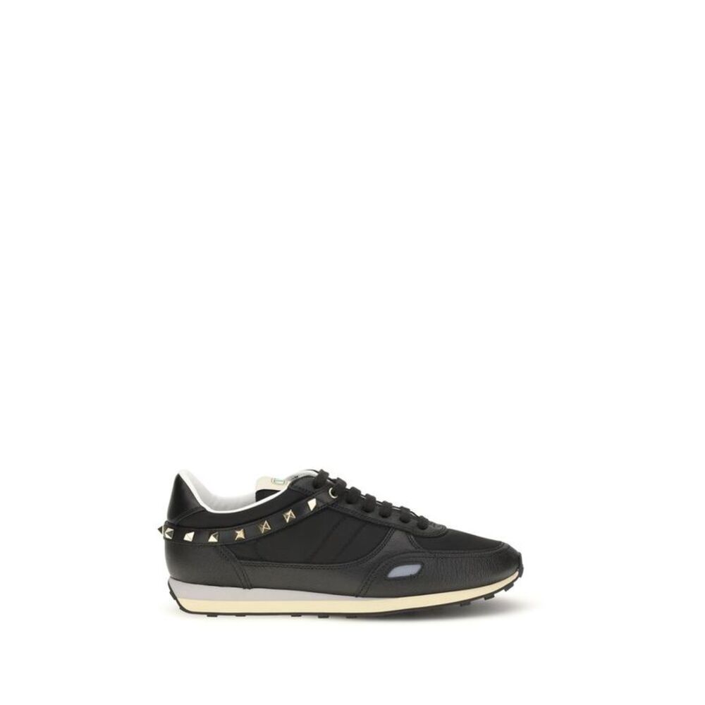 Valentino Garavani Black Polyamide Athletic Men's Sneakers